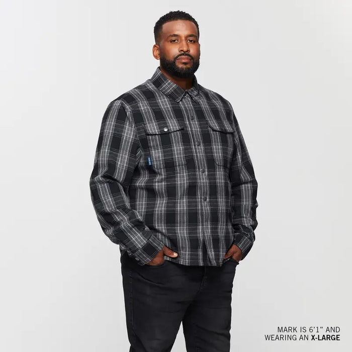 Men's Canyon Plaid Shirt, Black