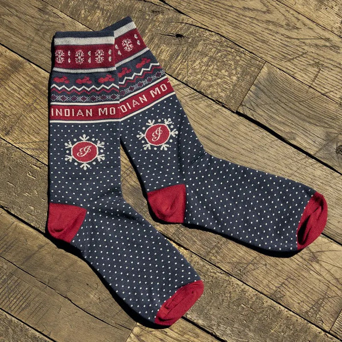 Indian Motorcycle Holiday Socks