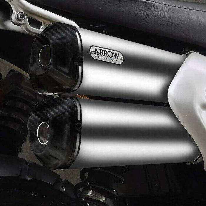 Arrow Slip On Exhaust Kit for Triumph Scrambler 1200XE / XC