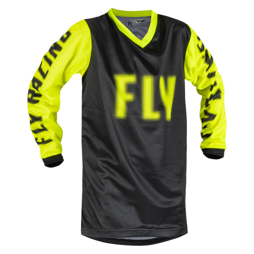 2021 Fly Racing Universal Jersey Black/White - Two Hoosiers